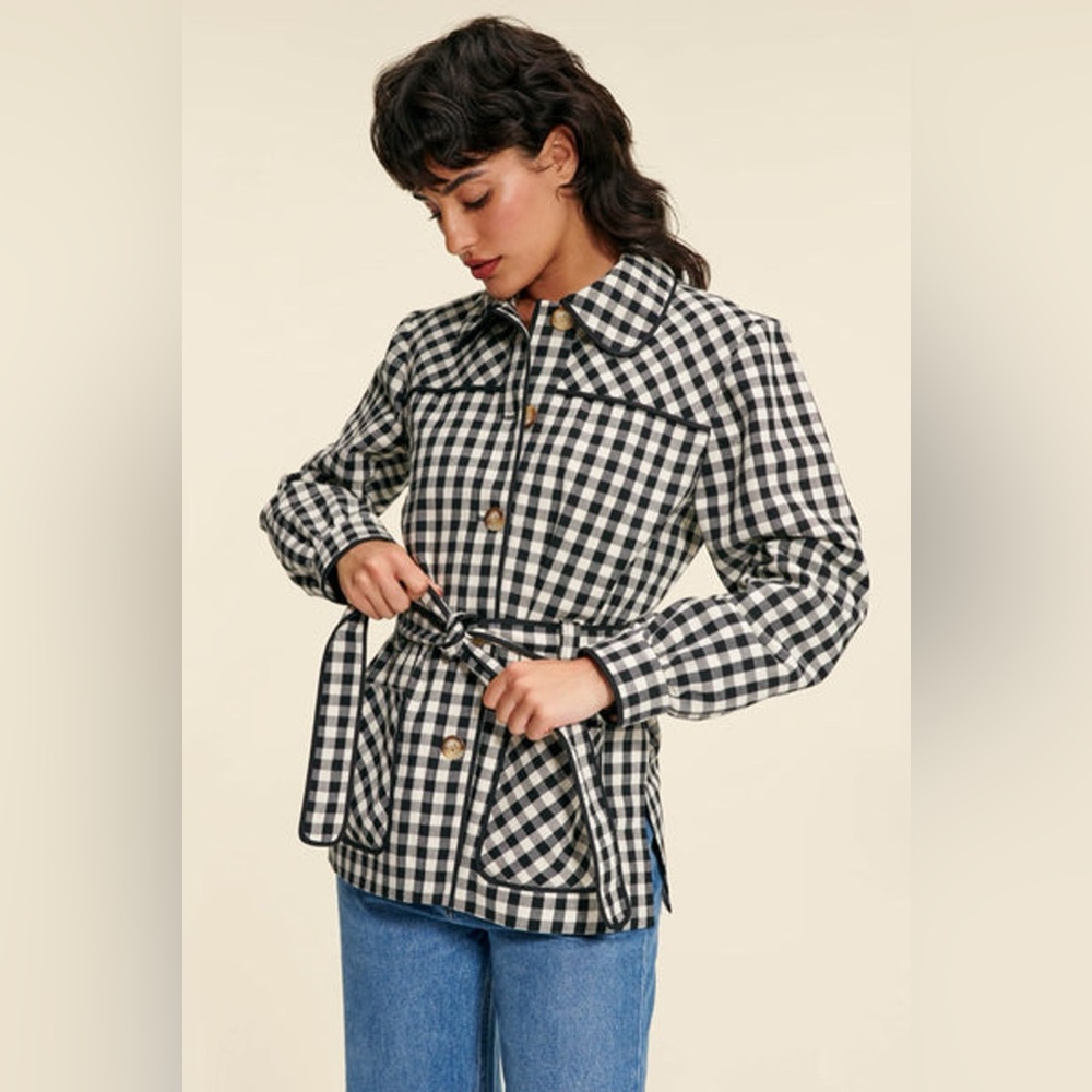 Rouje Paris Jonathan Checkered Jacket